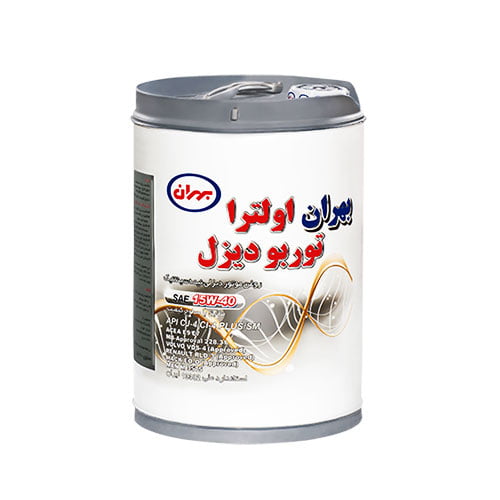 روغن موتور بهران مدل اولترا توربو دیزل CJ4 حجم 20 لیتر (15W-40)