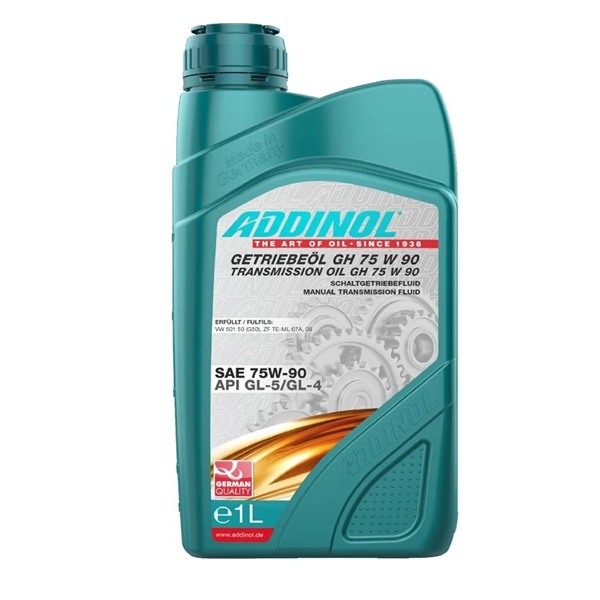 روغن گیربکس دستی ادینول GL5 حجم 1 لیتر (75w-90)