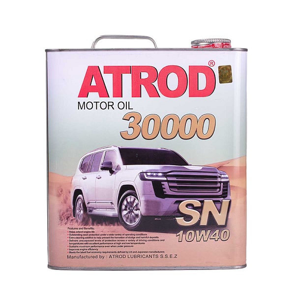 روغن موتور آترود مدل 30000 SN حجم 5 لیتر (10W-40)