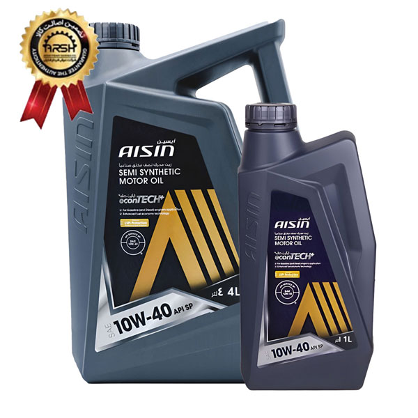 روغن موتور آیسین Aisin مدل API SP حجم 5 لیتر (10W-40) با ضمانت شرکت عرش