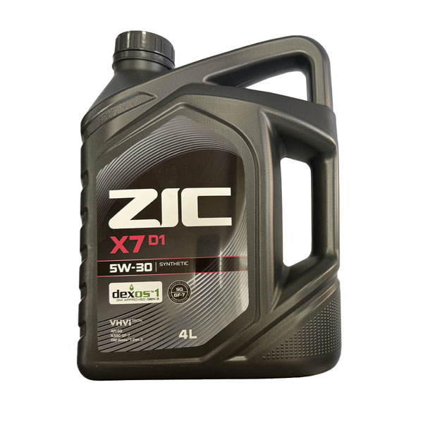 روغن موتور زیک SK ZIC مدل X7 API SQ حجم 4 لیتر (5w-30)