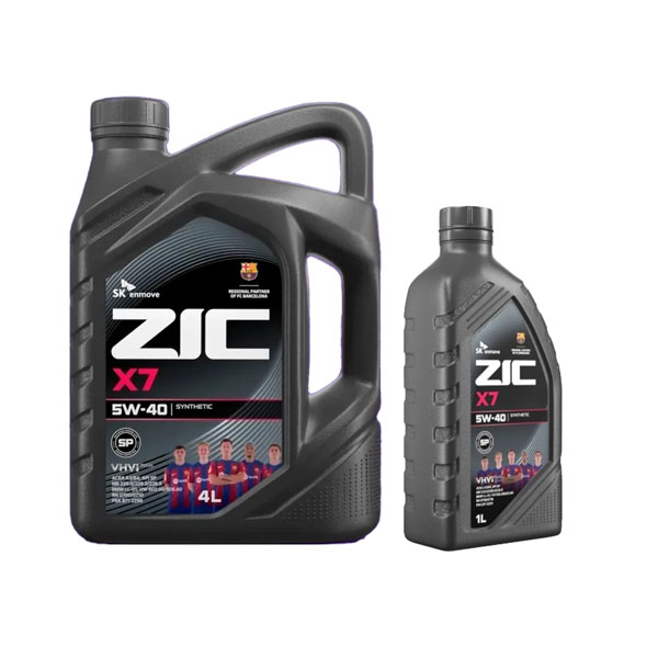 روغن موتور زیک SK ZIC مدل X7 SP حجم 5 لیتر (5w-40)