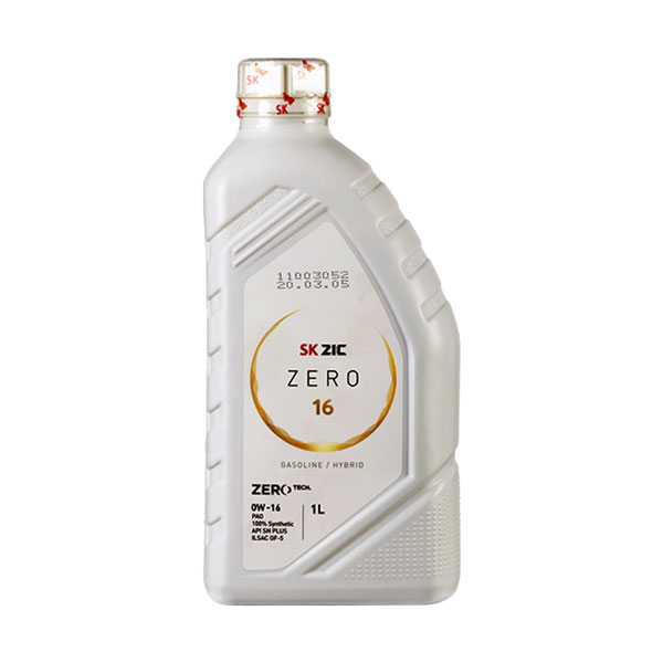 روغن موتور زیک SK ZIC مدل Zero API SN حجم 1 لیتر (0w-16)