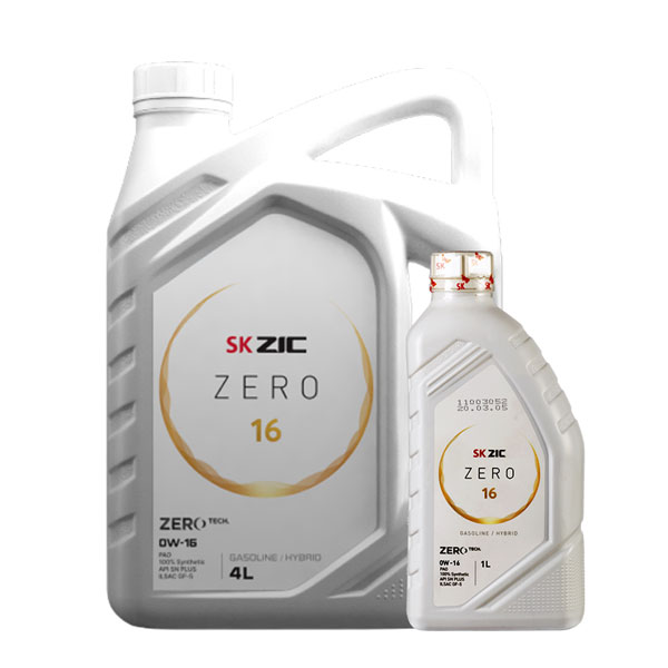 روغن موتور زیک SK ZIC مدل Zero API SN حجم 5 لیتر (0w-16)